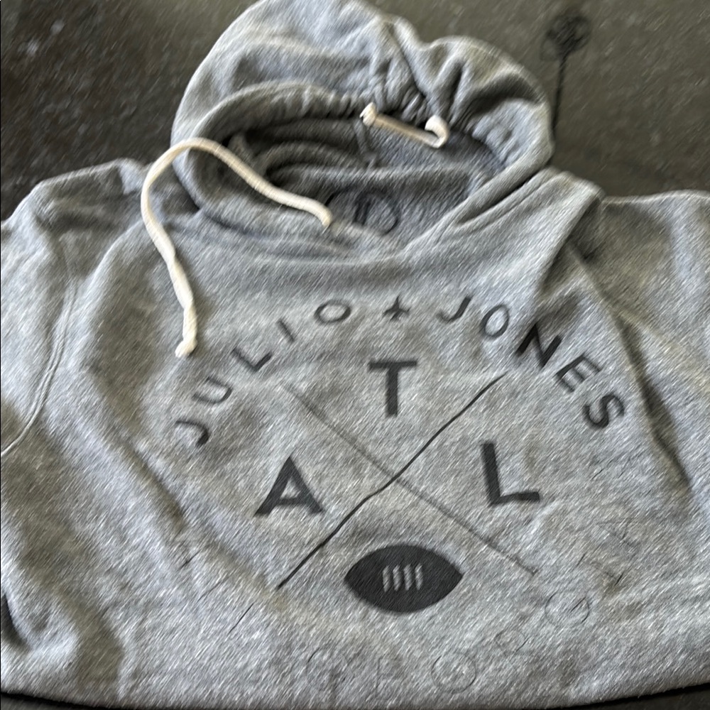 Gray Julio Jones ATL Hoodie